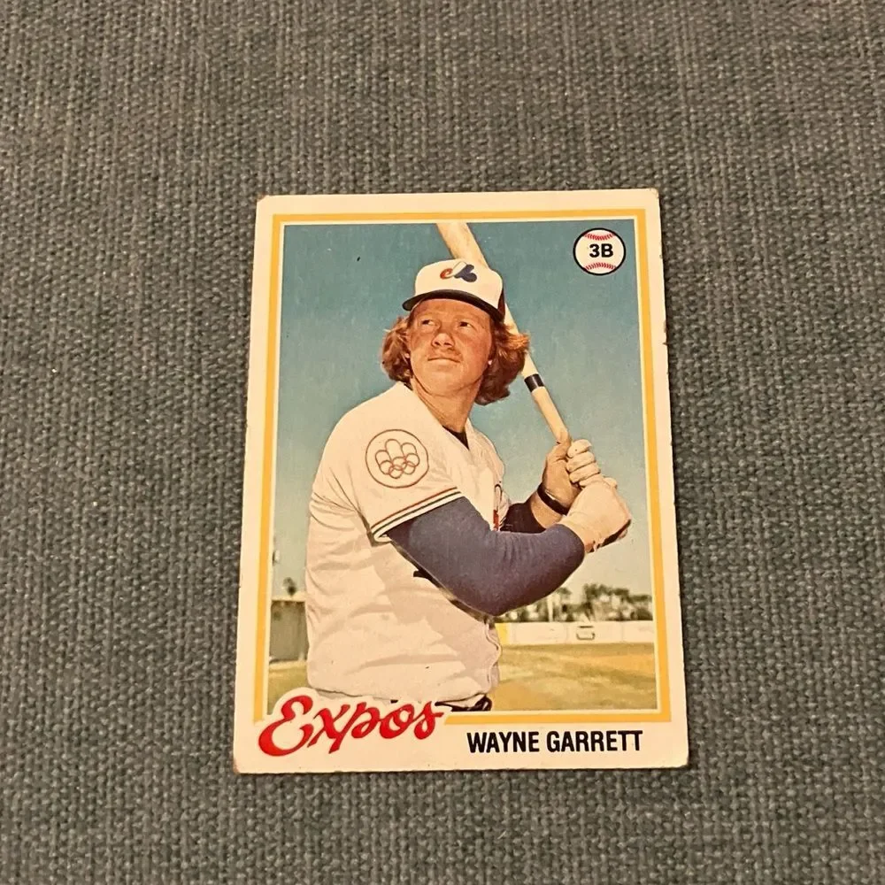 1978 Topps Montreal Expos Baseball Card Trading Card